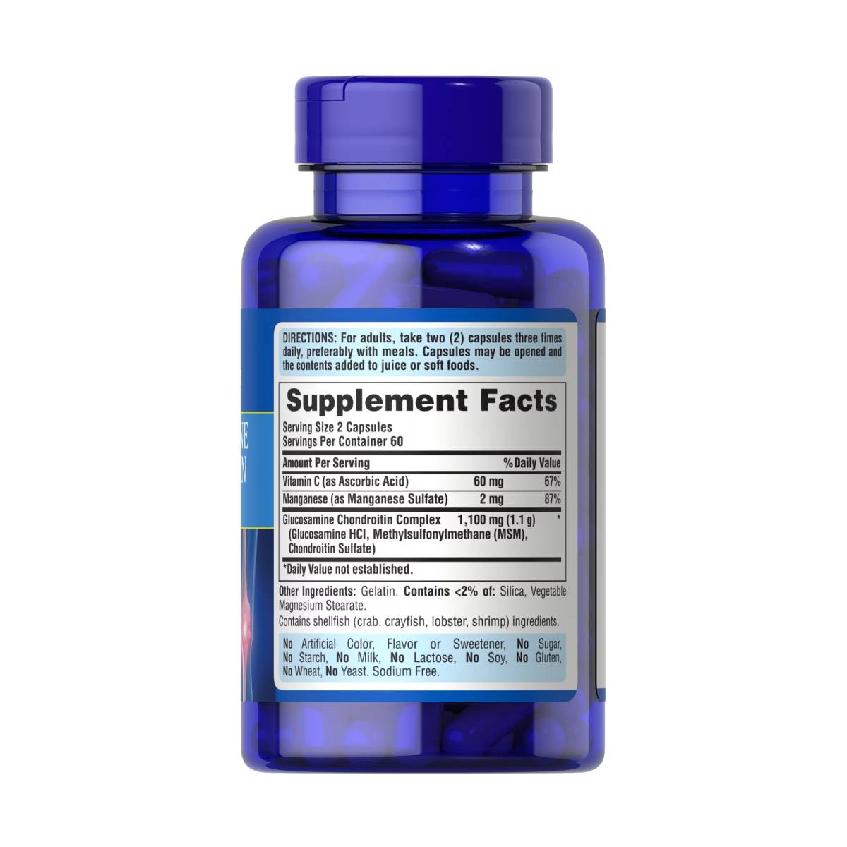 Puritans Pride, Complejo de condroitina con glucosamina