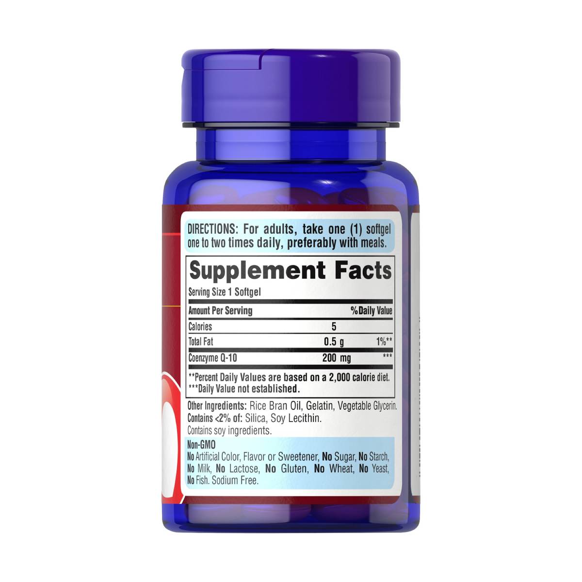 Puritan's Pride, Q-SORB Co Q-10 200 mg
