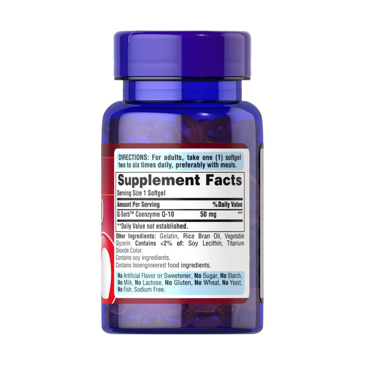 Puritan's Pride, Q-SORB Co Q-10 50 mg