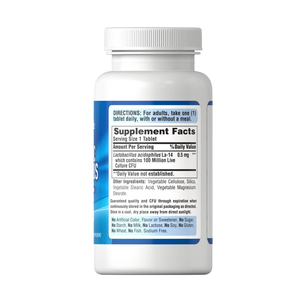 Puritan's Pride, Probiotic Acidophilus Tablets