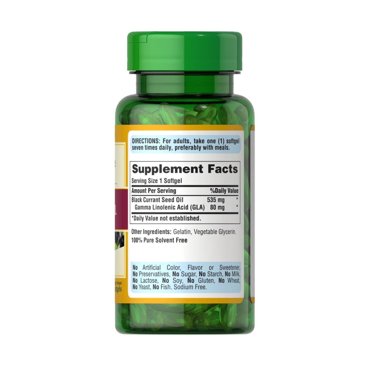 Puritan's Pride, Black Currant Oil 535 mg