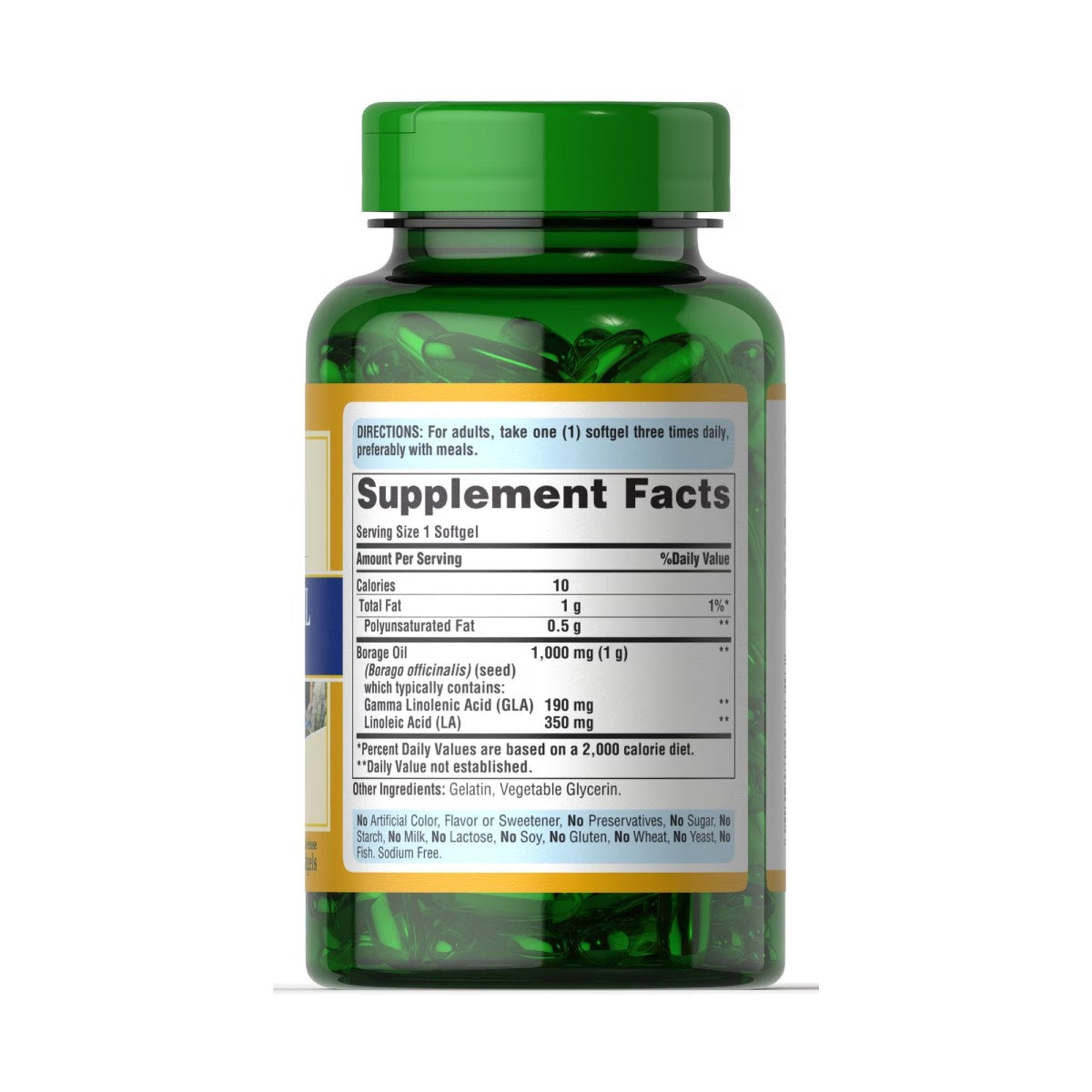 Puritan's Pride, Borage Oil 1000 mg