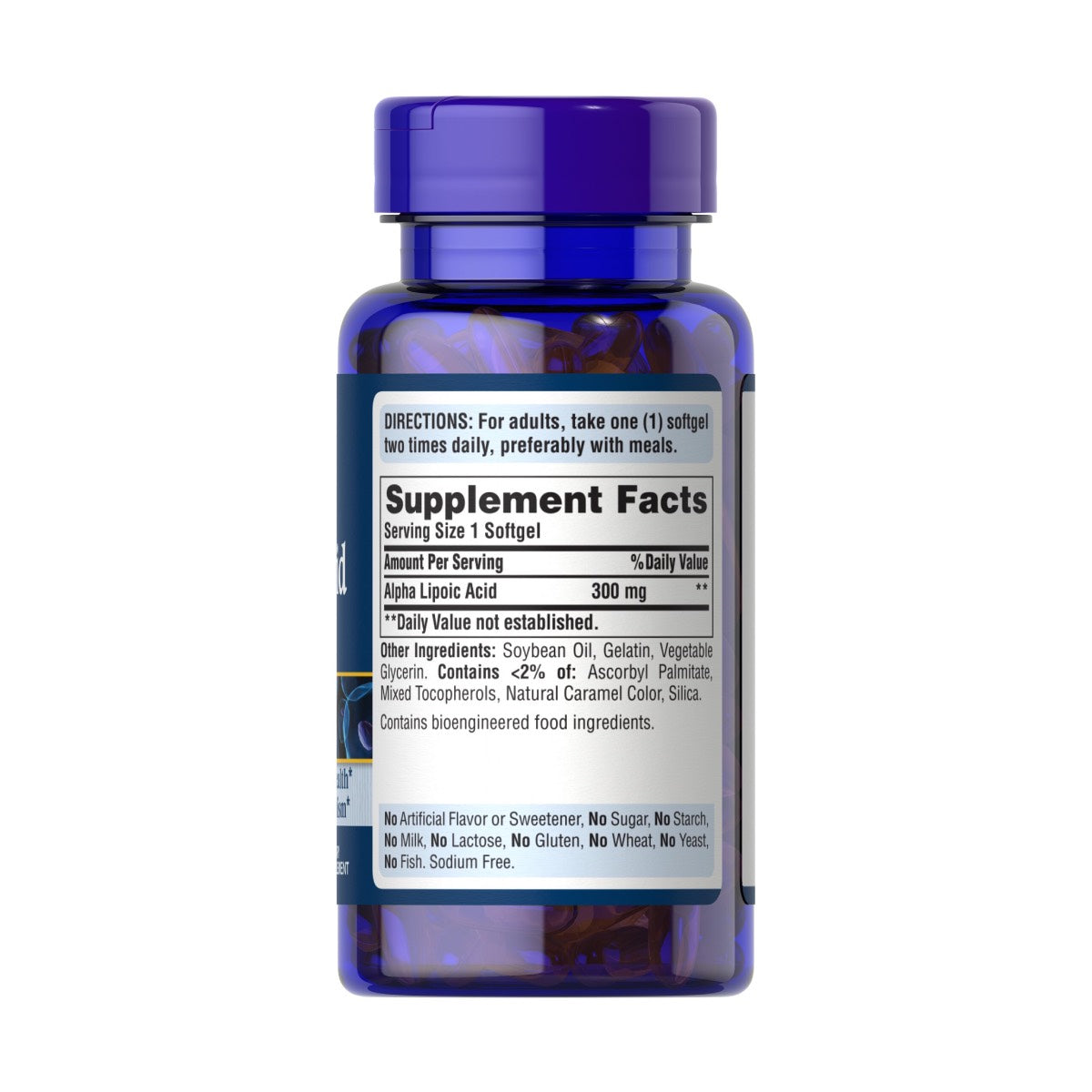 Puritans Pride, Acido alfa lipoico 300 mg