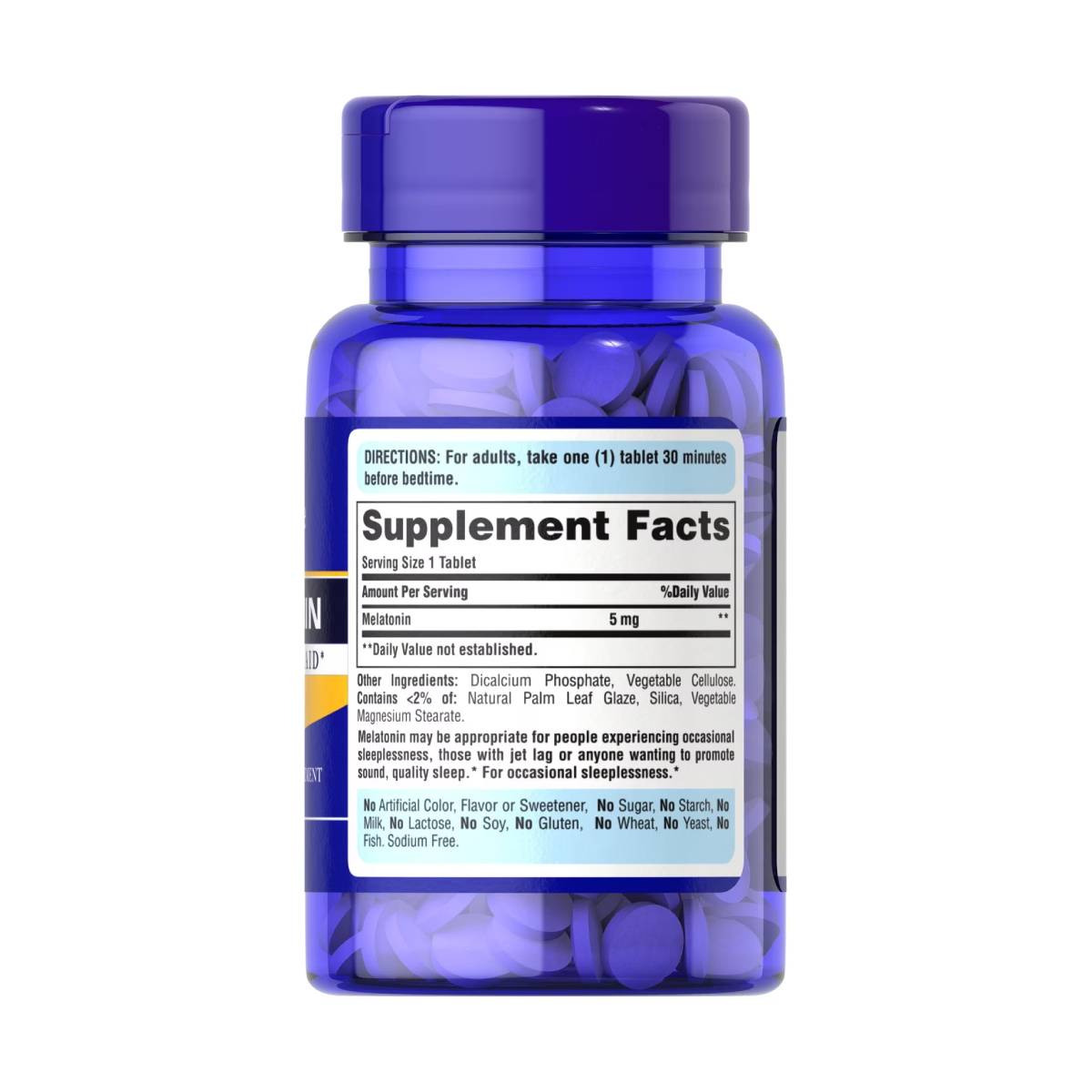 Puritans Pride, Melatonina 5 mg