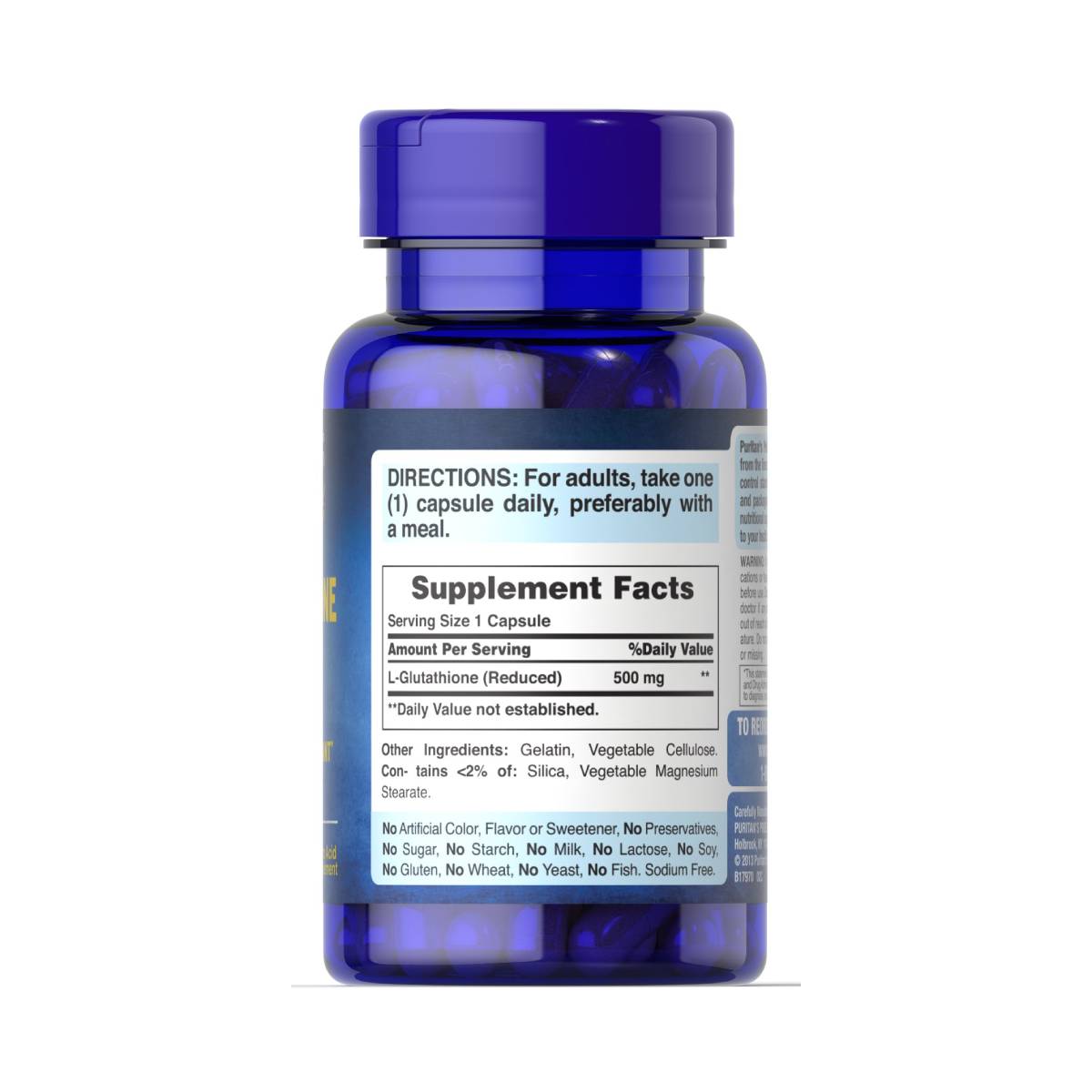 Puritans Pride, L-Glutation 500 mg