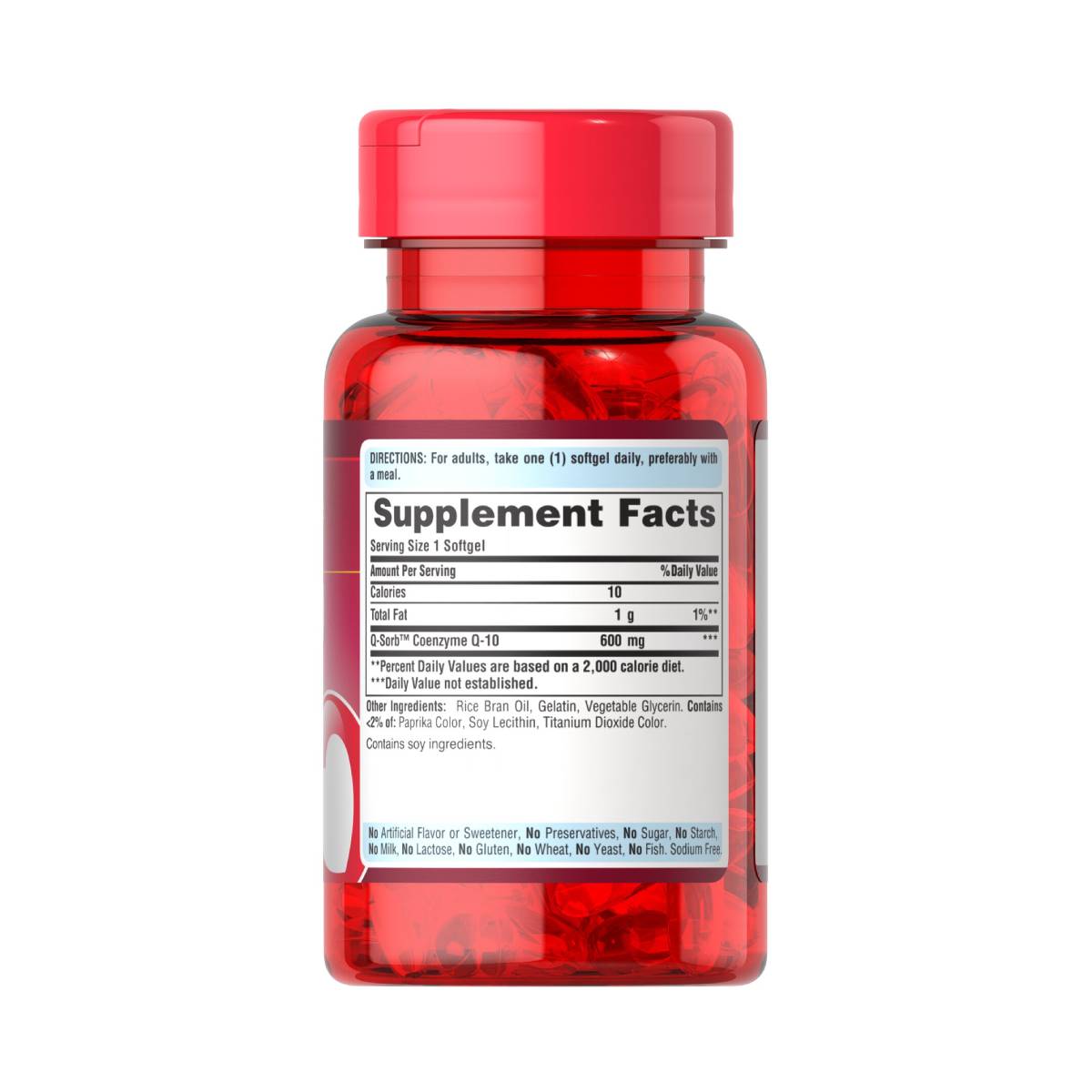 Puritan's Pride, Q-SORB CO Q-10 600 mg
