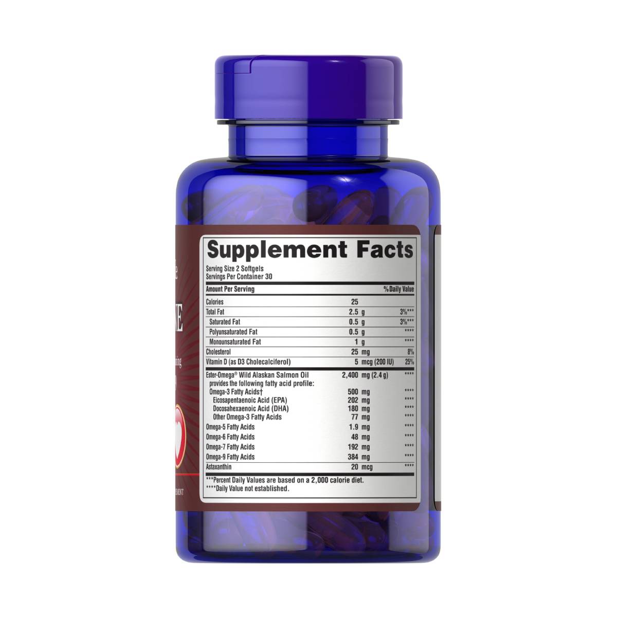 Puritans Pride, Omega 3, 5, 6, 7 y 9 todo en uno con vitamina D3