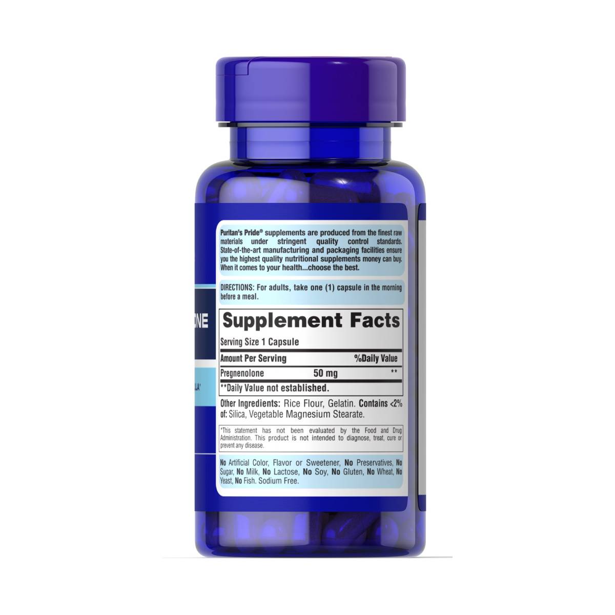 Puritan's Pride, Pregnenolone 50 mg