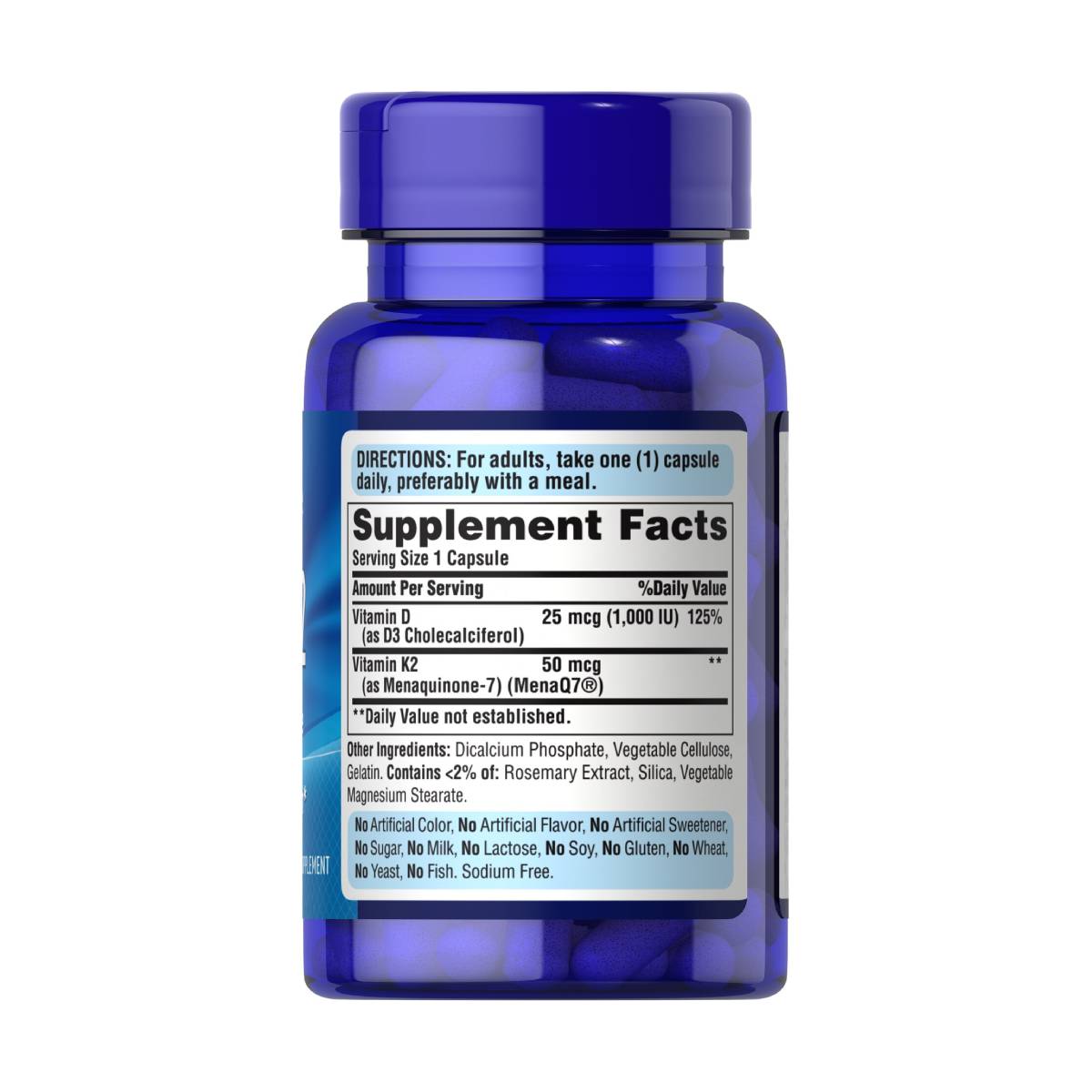 Puritan's Pride, Vitamin D3 & K2
