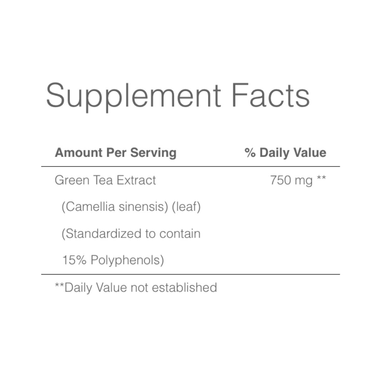 Puritans Pride, Extracto estandarizado de té verde descafeinado 750 mg