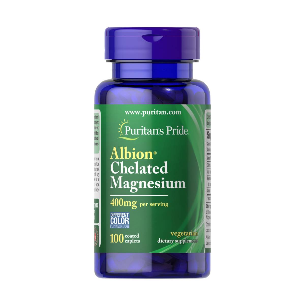 Puritan's Pride, Albion Chelated Magnesium 400 mg