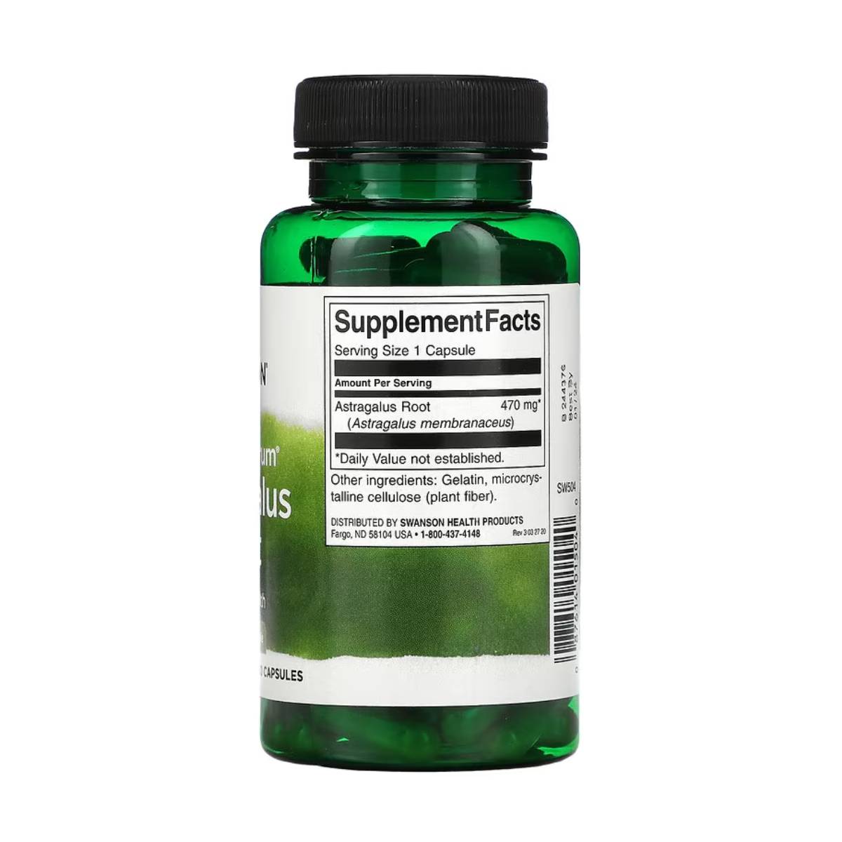Swanson, Astragalus Root 470 mg