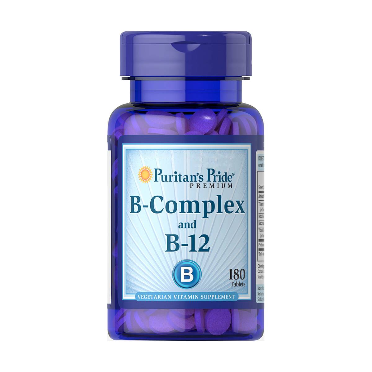 Puritan's Pride, Vitamin B-Complex and Vitamin B-12