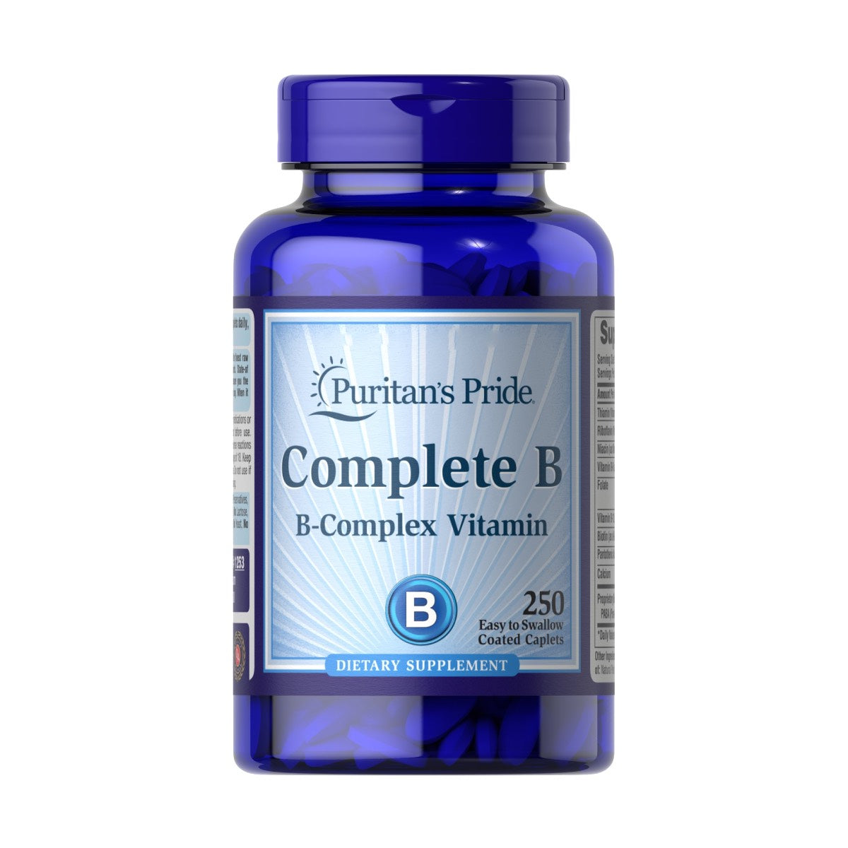 Puritans Pride, B completa (complejo vitamínico B)