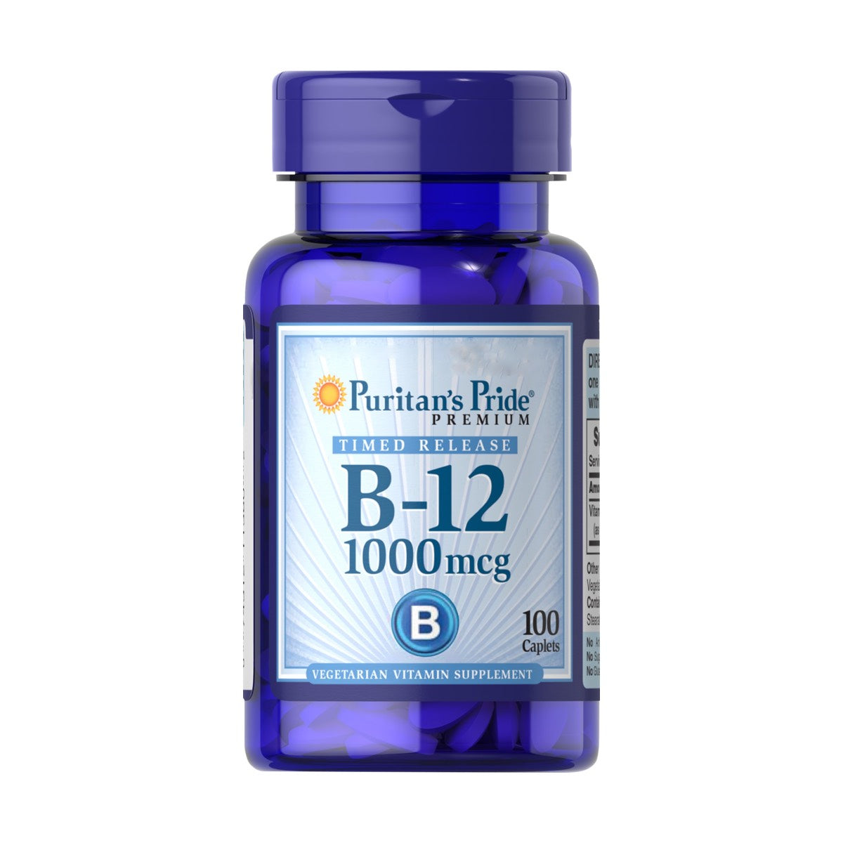 Puritan's Pride, Vitamin B-12 1000 mcg Timed Release