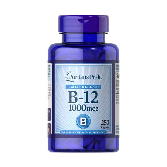 Puritan's Pride, Vitamin B-12 1000 mcg Timed Release