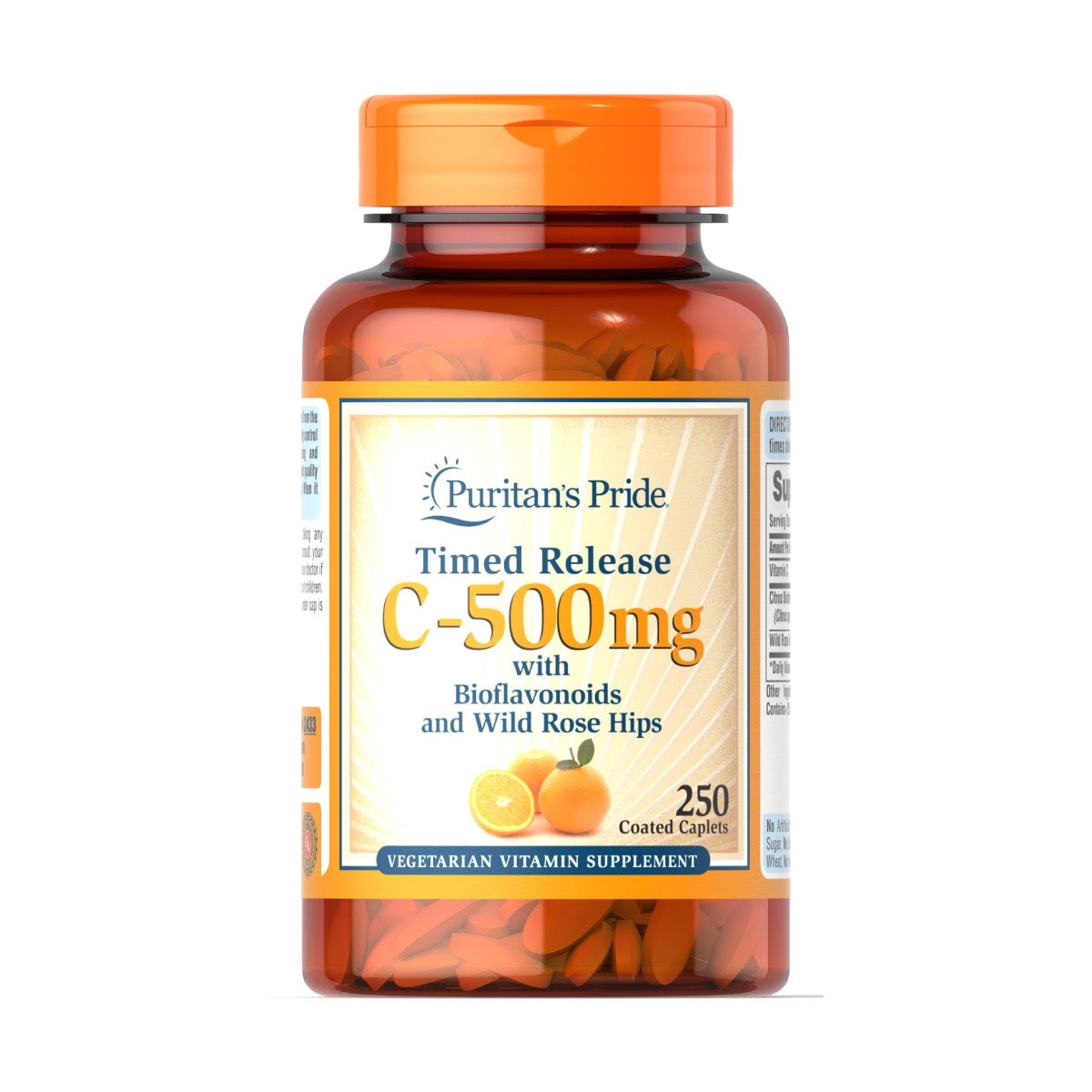 Puritan's Pride, Vitamina C 500 mg with Rose Hips