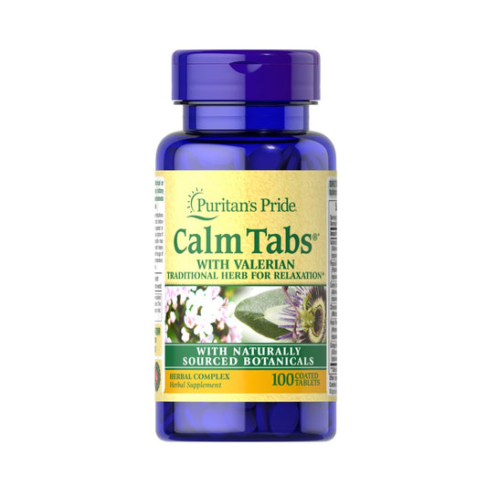 Puritan's Pride, Calm Tabs with Valerian, Passion Flower, Hops, Chamomile