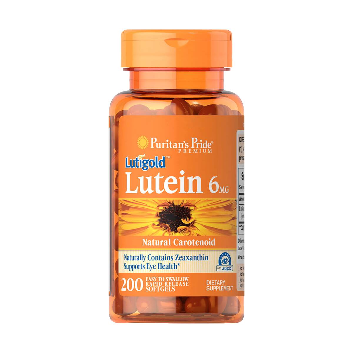 Puritan's Pride, Lutein 6 mg with Zeaxanthin