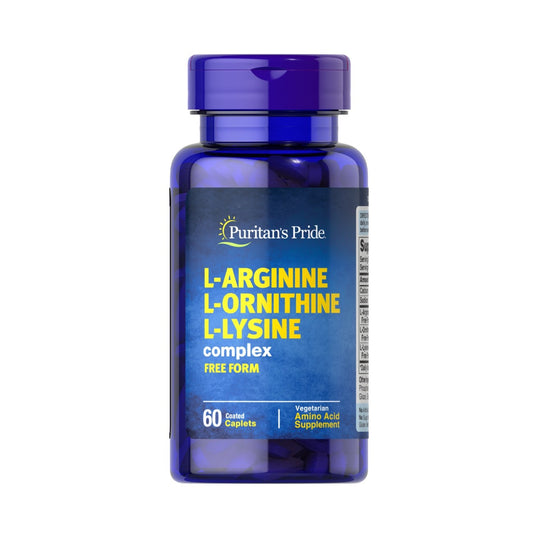Puritan's Pride, L-Arginine L-Ornithine L-Lysine