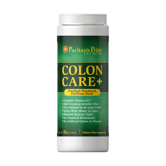 Puritan's Pride, Colon Care + (Purified/Powdered Psyllium Husk)