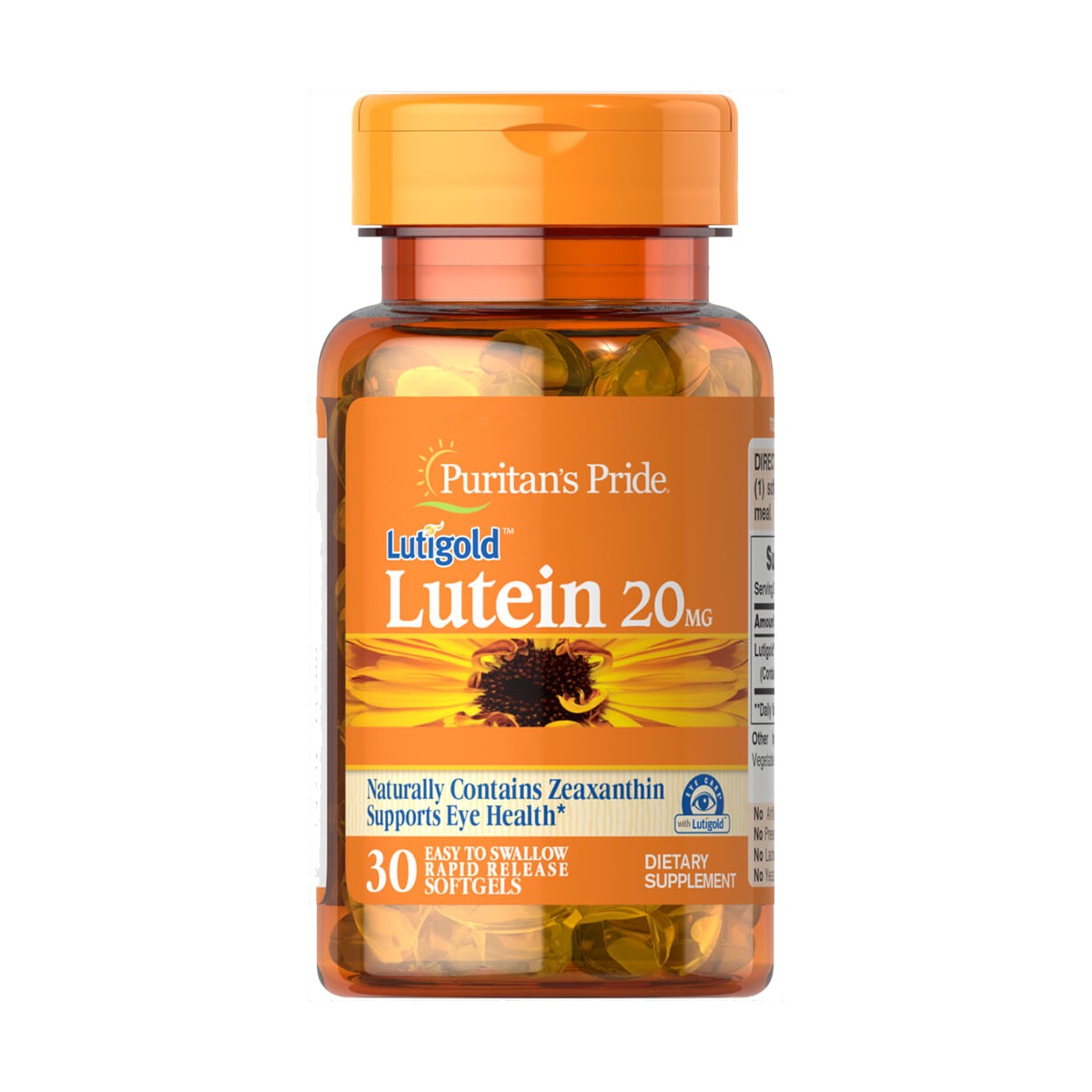 Puritan's Pride, Lutein 20 mg with Zeaxanthin