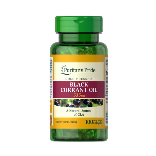 Puritan's Pride, Black Currant Oil 535 mg, Puritans Pride, Aceite de grosella negra 535 mg