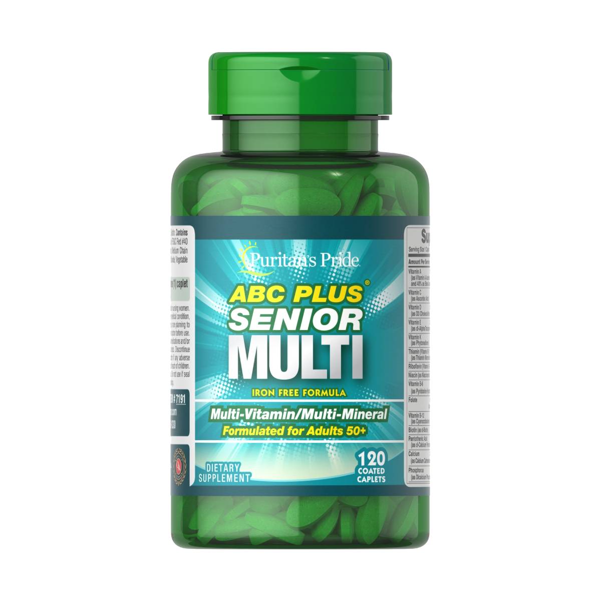 Puritan's Pride, ABC Plus Senior Multivitamin Multi-Mineral Formula