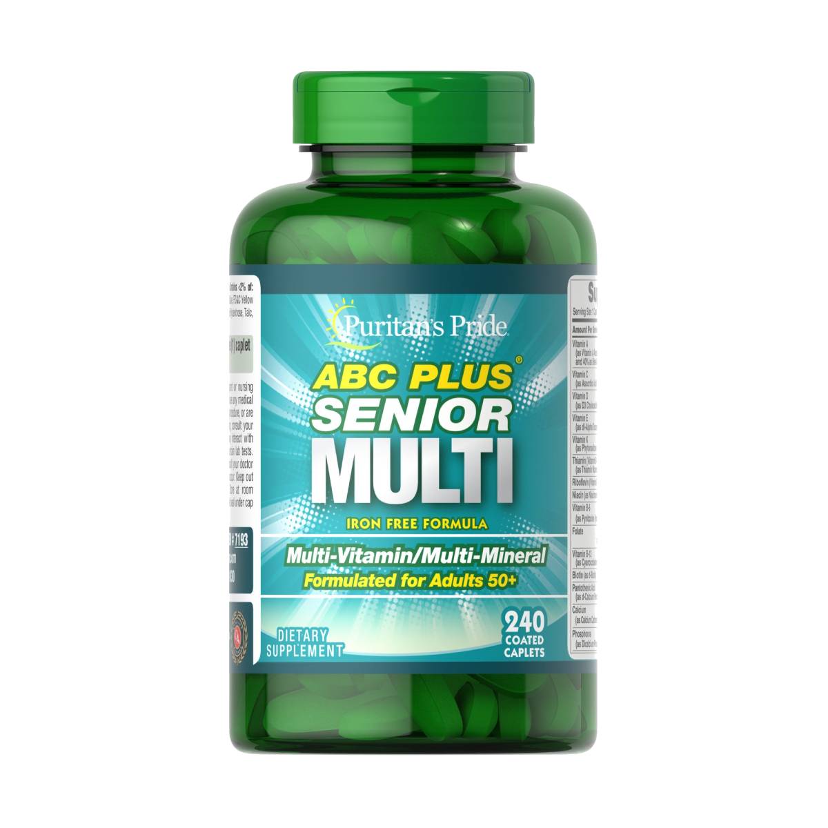 Puritan's Pride, ABC Plus Senior Multivitamin Multi-Mineral Formula