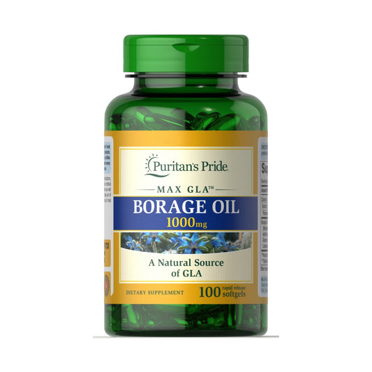 Puritan's Pride, Borage Oil 1000 mg, Puritans Pride, Aceite de Borraja 1000mg