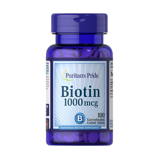 Puritan's Pride, Biotin 1000 mcg, Puritans Pride, Biotina 1000 mcg