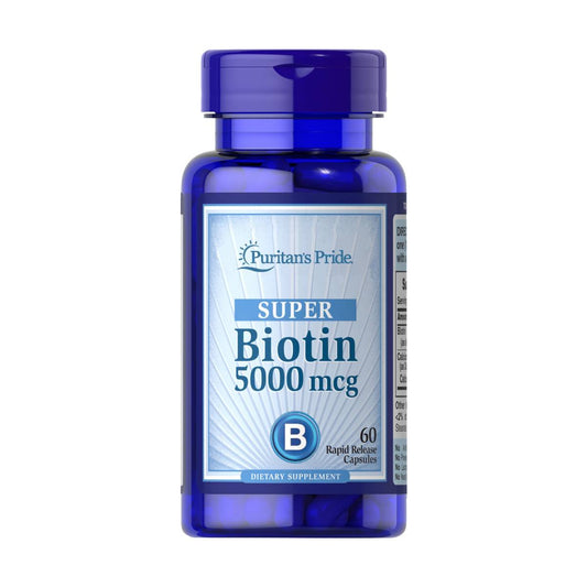 Puritan's Pride, Biotin 5000 mcg