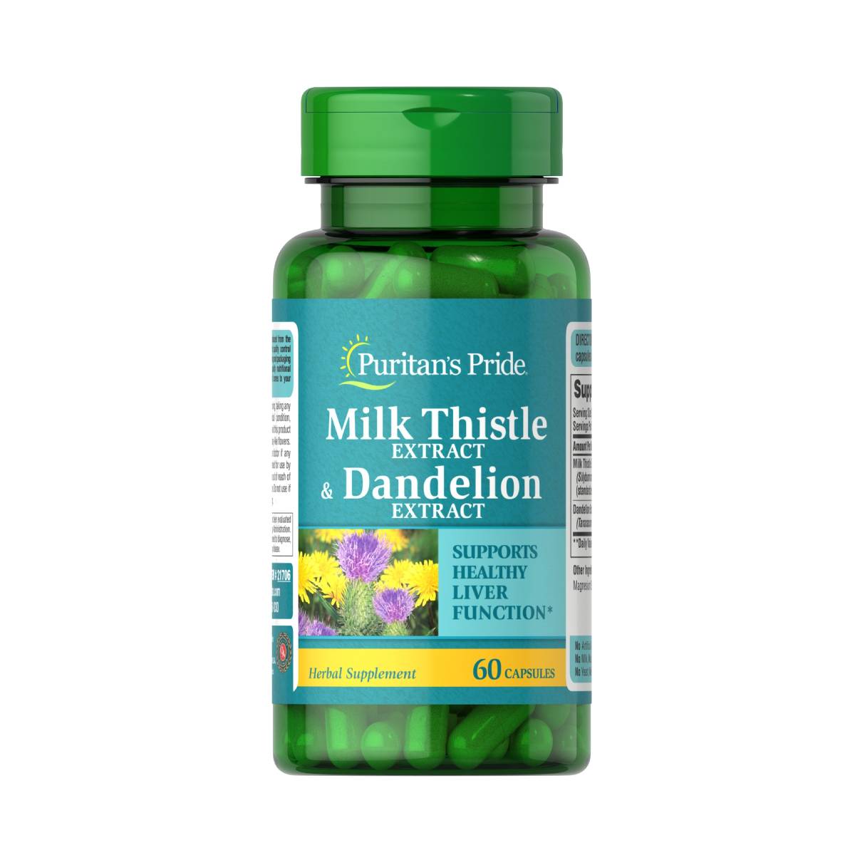 Puritan's Pride, Milk Thistle & Dandelion Extract