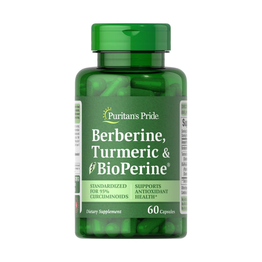 Puritan's Pride, Berberine, Turmeric & BioPerine Black Peer