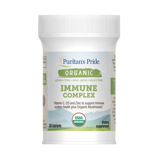 Puritan's Pride, Organic Immune Complex with Mushrooms