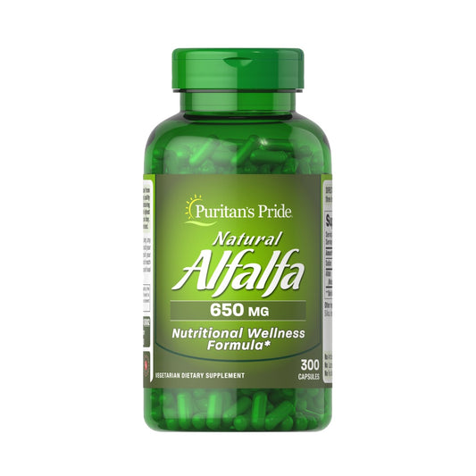 Puritan's Pride, Natural Alfalfa 650mg
