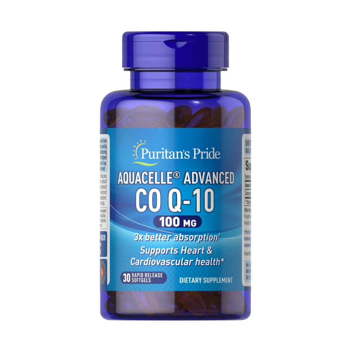 Puritan's Pride, AQUACELLE ADVANCED CO Q-10 100 mg