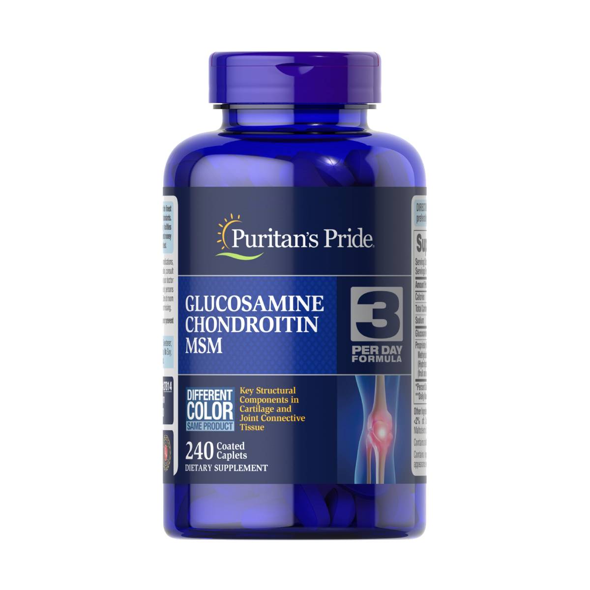 Puritan's Pride, Glucosamine, Chondroitin & MSM-3 Per Day Formula