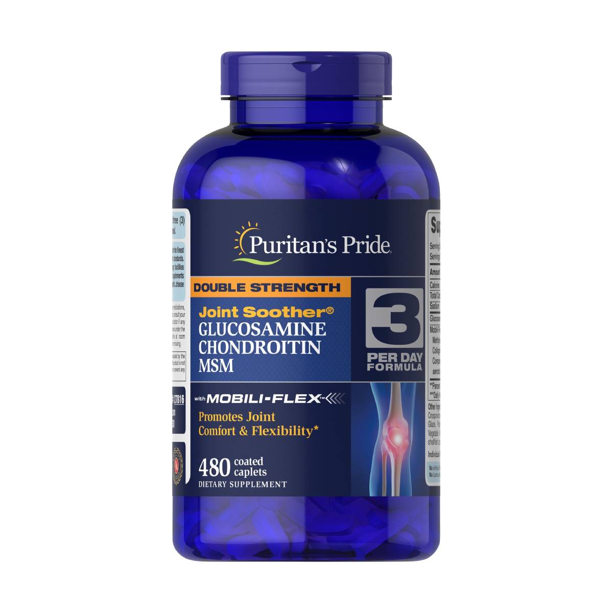 Puritan's Pride, Glucosamine, Chondroitin & MSM-3 Per Day Formula