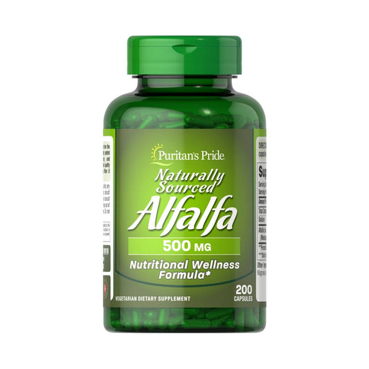 Puritan's Pride, Naturally Sourced Alfalfa 500mg