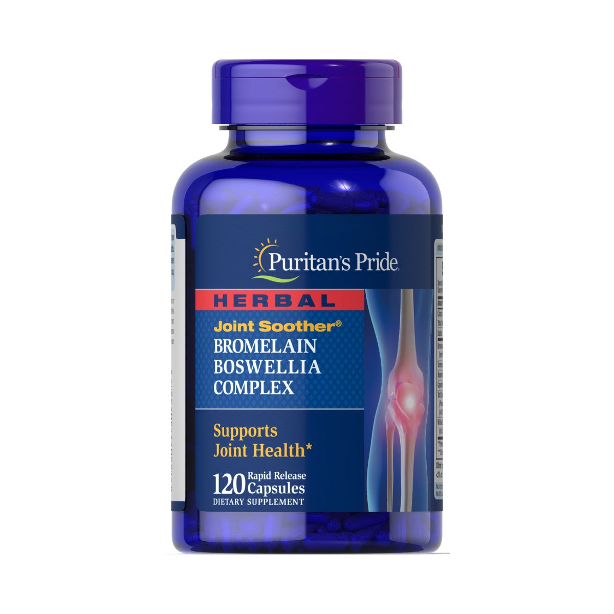 Puritan's Pride, Herbal Joint Soother ® Bromelain Boswellia Complex with Turmeric