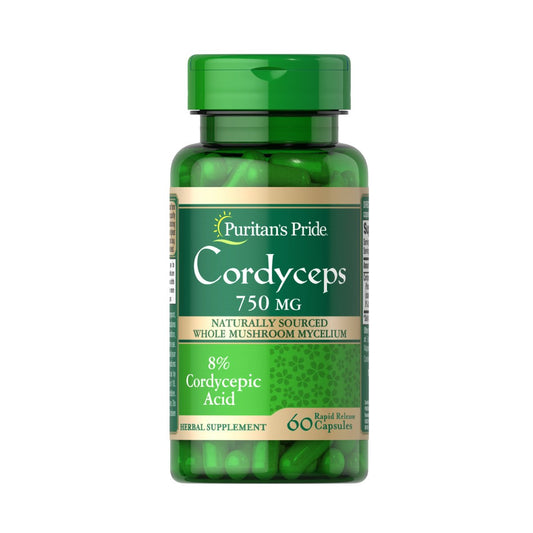 Puritan's Pride, Cordyceps Mushroom 750 mg