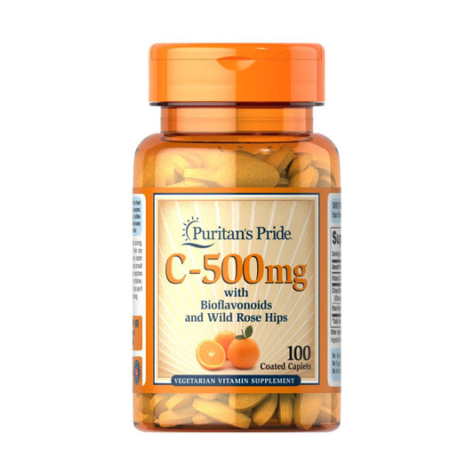 Puritan's Pride, Vitamin C-500 mg with Bioflavonoids & Rose Hips