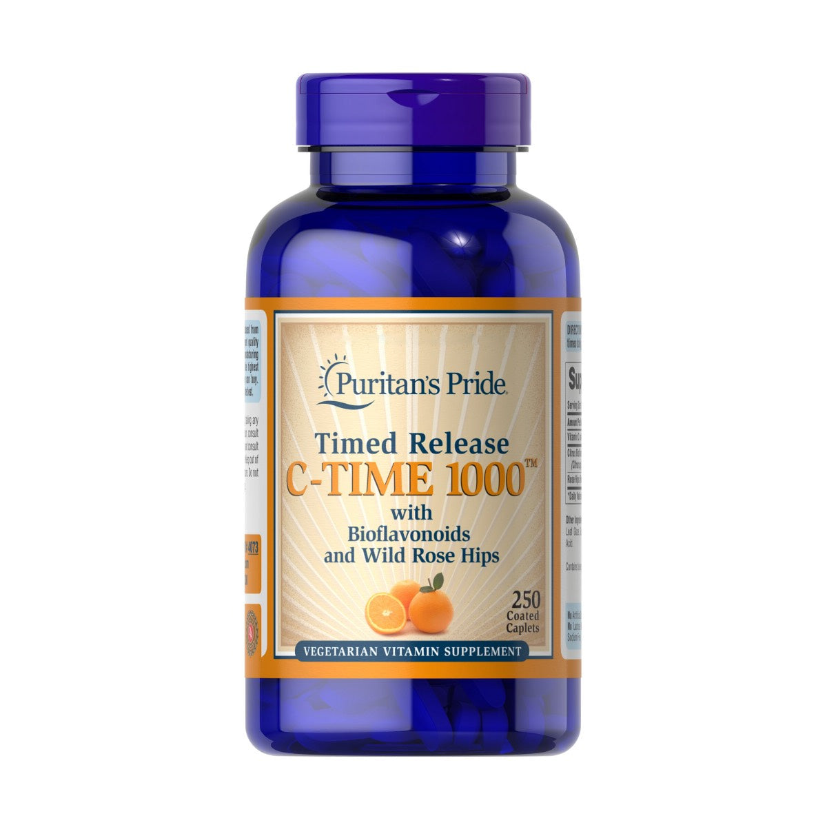 Puritans Pride, Vitamina C-1000 mg con liberación temporal de rosa mosqueta