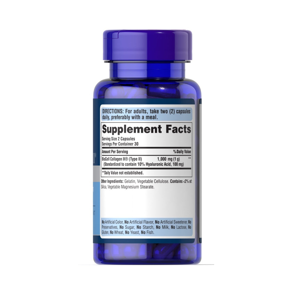 Puritan's Pride, Biocell Collagen II 500 mg and Hyaluronic Acid 50mg