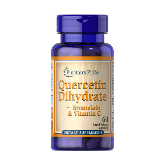 Puritan's Pride Quercetin Dihydrate + Bromelain with Vitamin C