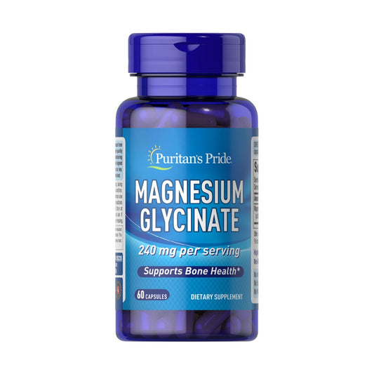 Puritan's Pride, Magnesium Glycinate 240 mg per serving