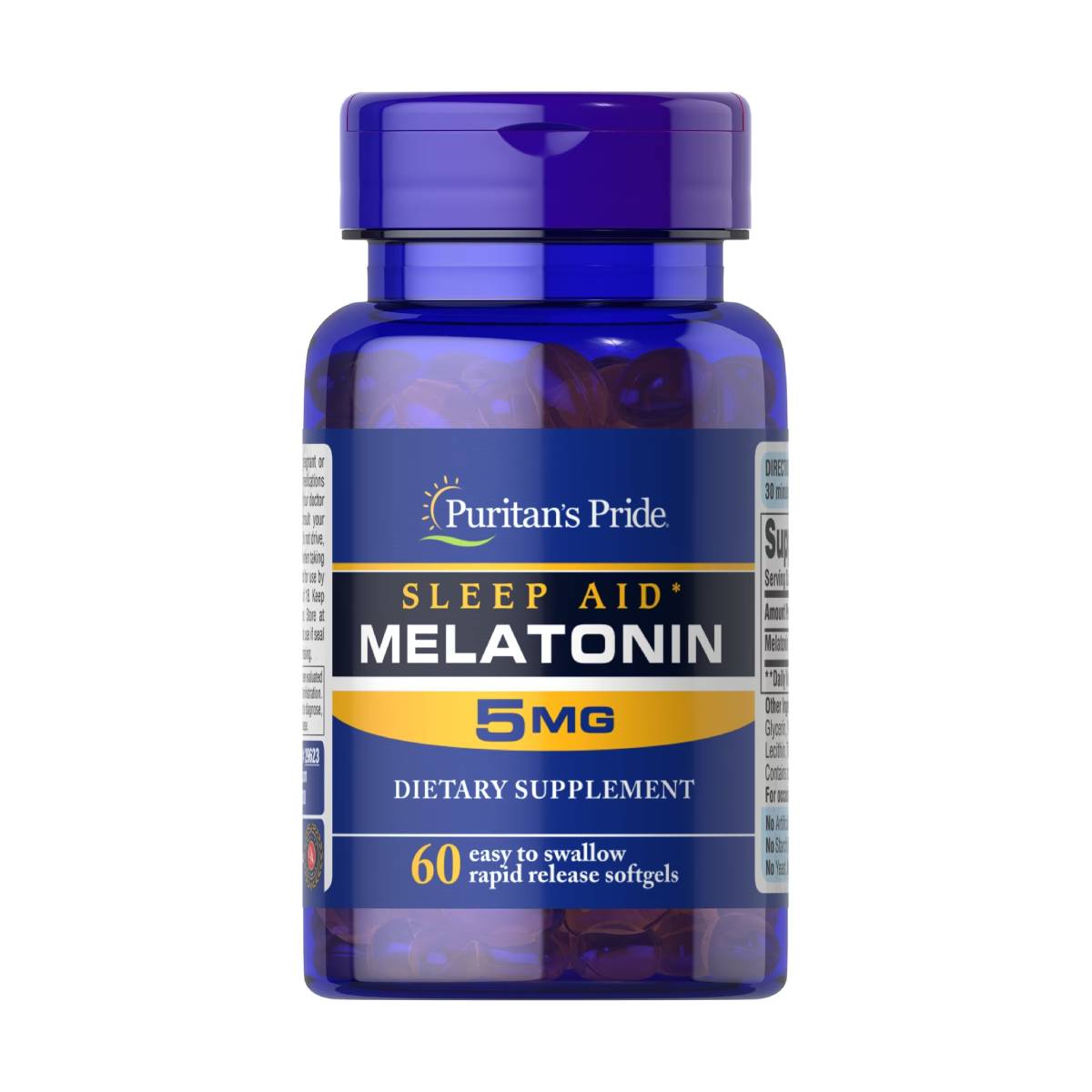 Puritan's Pride, Melatonin 5 mg Sleep Aid