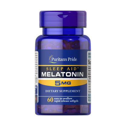 Puritan's Pride, Melatonin 5 mg Sleep Aid