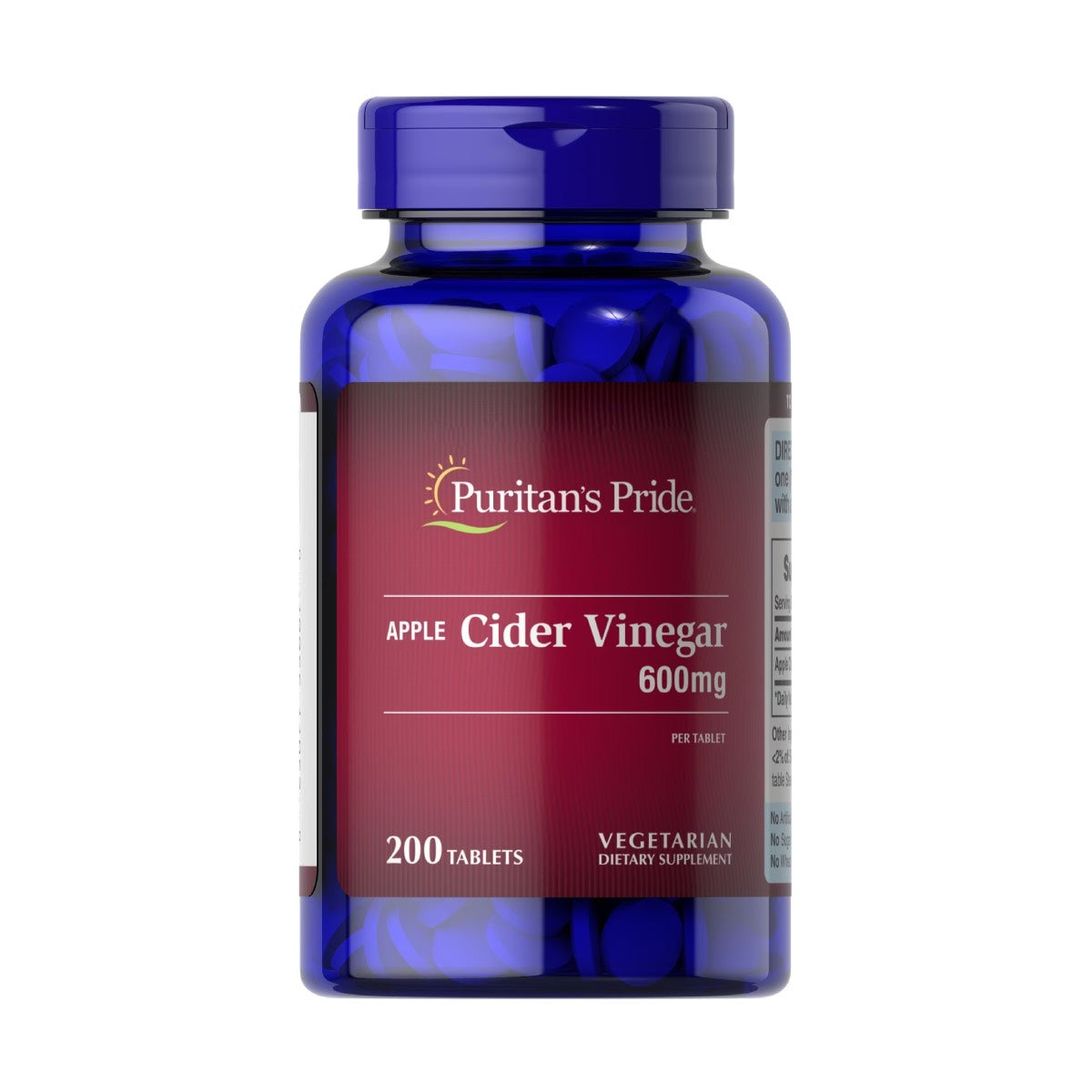 Puritan's Pride, Apple Cider Vinegar 600 mg